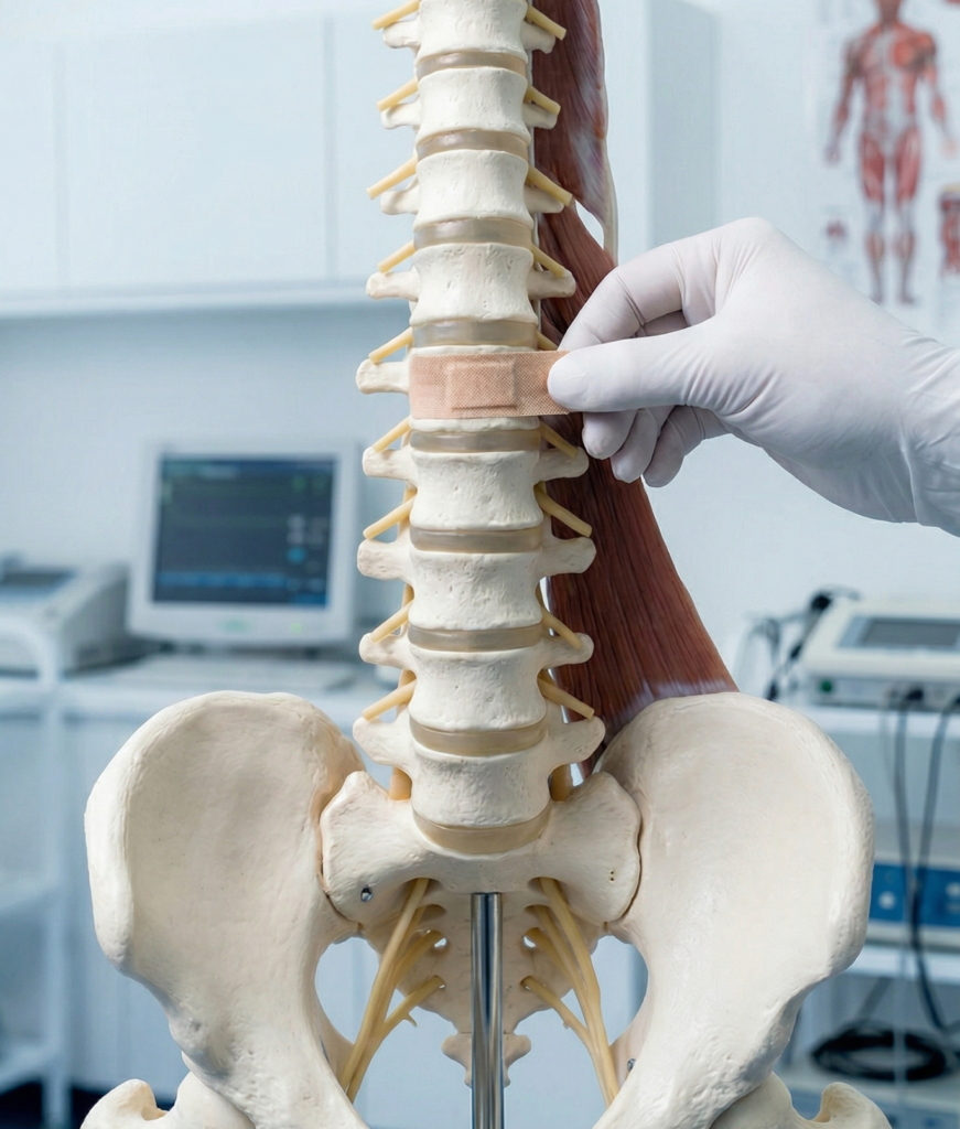 Modello colonna lombare